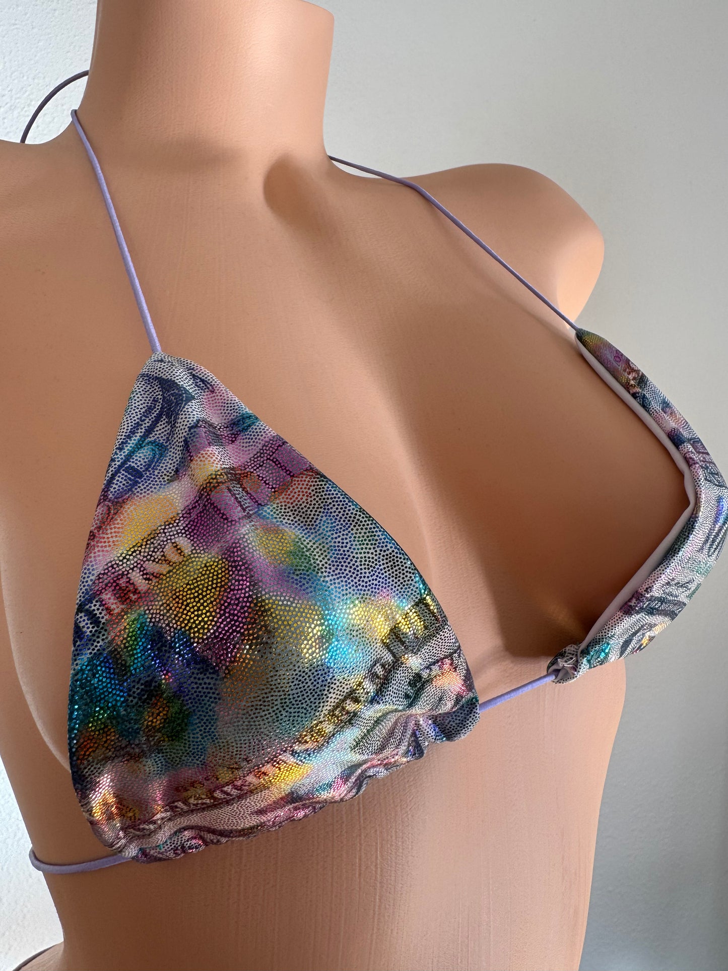 Bling Baby Holographic Dollar Bills Microkini - One Size Fits All